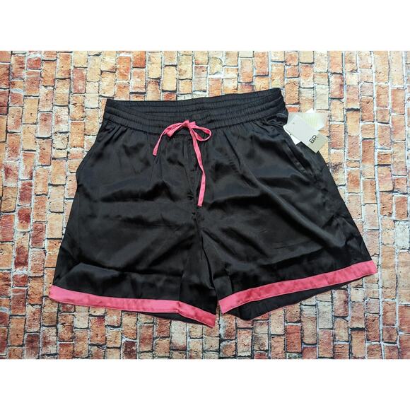 NWTBe Proud By Bp. Gender Inclusive Boxing Shorts In Black- Pink Combo size - Picture 2 of 4